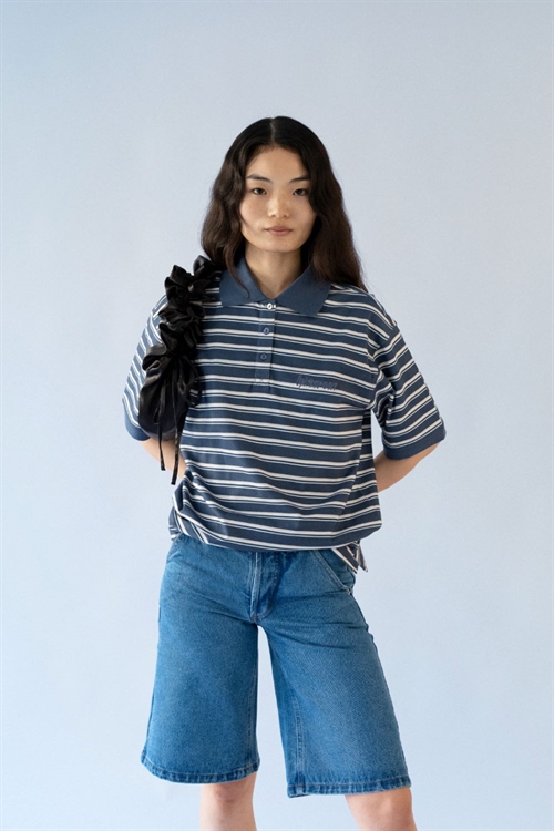 OPÉRA SPORT LUNA UNISEX POLO T-SHIRT NAVY